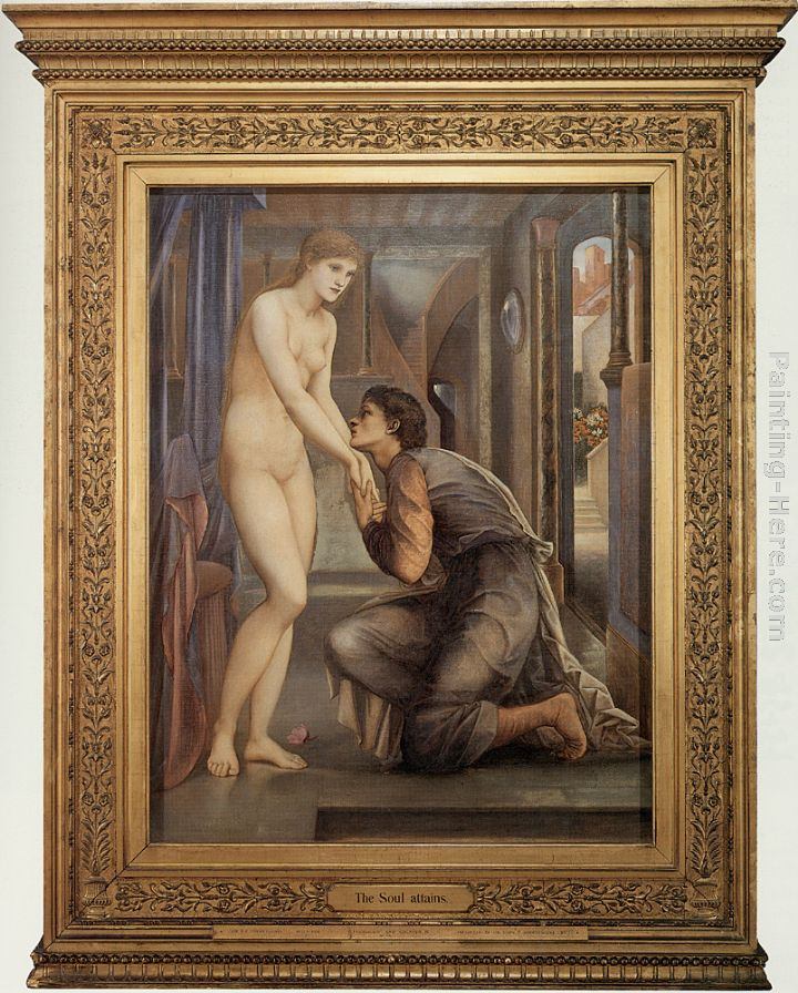 Edward Burne-Jones Pygmalion and the Image IV - The Soul Attains